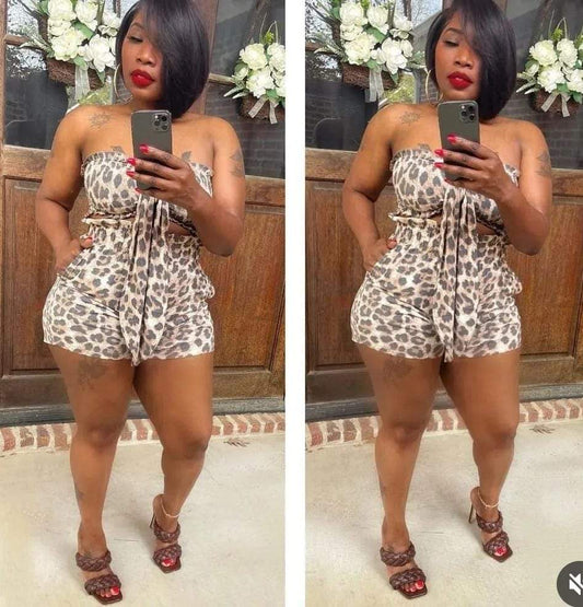 VERSATILE SHORT SET (BROWN)