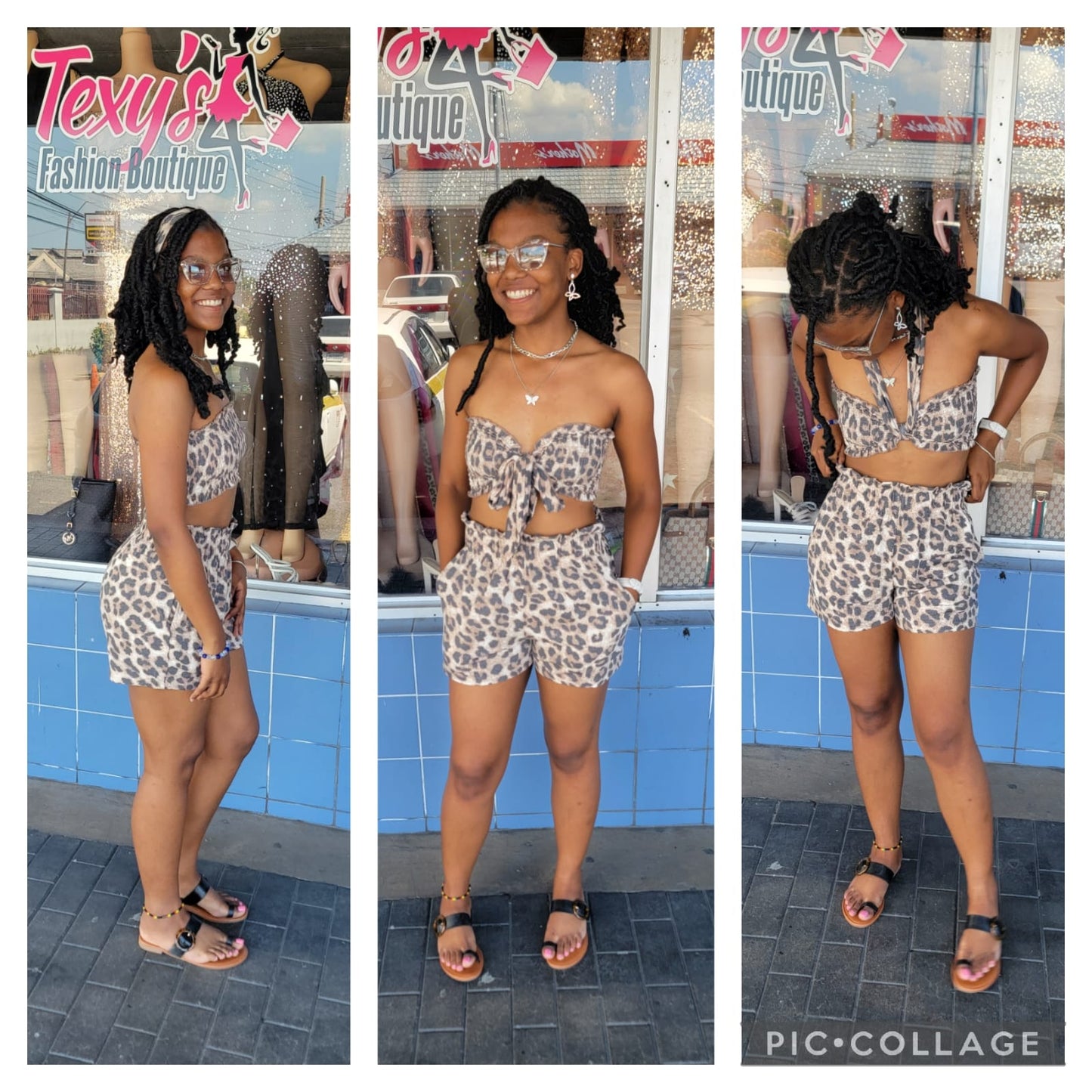 VERSATILE SHORT SET (BROWN)