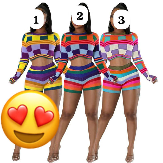 Colorful Shorts Set